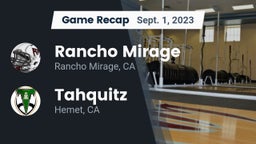 Recap: Rancho Mirage  vs. Tahquitz  2023