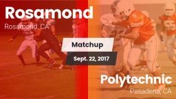 Matchup: Rosamond  vs. Polytechnic  2017