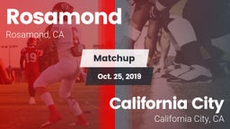 Matchup: Rosamond  vs. California City  2019
