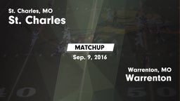Matchup: St. Charles High vs. Warrenton  2016