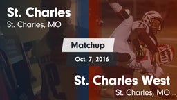 Matchup: St. Charles High vs. St. Charles West  2016