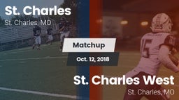Matchup: St. Charles High vs. St. Charles West  2018