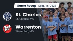 Recap: St. Charles  vs. Warrenton  2022