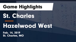 St. Charles  vs Hazelwood West Game Highlights - Feb. 14, 2019