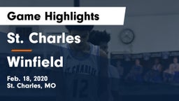 St. Charles  vs Winfield  Game Highlights - Feb. 18, 2020