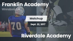 Matchup: Franklin Academy vs. Riverdale Academy 2017
