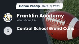 Recap: Franklin Academy  vs. Central School Grand Cane 2021
