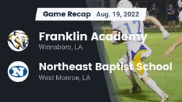 Recap: Franklin Academy  vs. Northeast Baptist School 2022