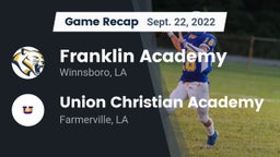 Recap: Franklin Academy  vs. Union Christian Academy 2022