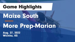 Maize South  vs More Prep-Marian  Game Highlights - Aug. 27, 2022