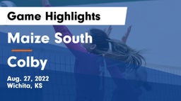 Maize South  vs Colby  Game Highlights - Aug. 27, 2022