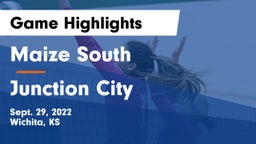 Maize South  vs Junction City  Game Highlights - Sept. 29, 2022