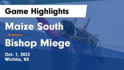 Maize South  vs Bishop Miege  Game Highlights - Oct. 1, 2022