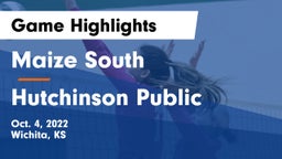 Maize South  vs Hutchinson Public  Game Highlights - Oct. 4, 2022