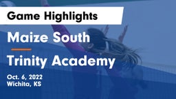 Maize South  vs Trinity Academy  Game Highlights - Oct. 6, 2022