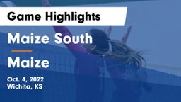 Maize South  vs Maize  Game Highlights - Oct. 4, 2022