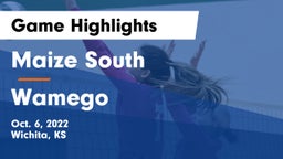 Maize South  vs Wamego  Game Highlights - Oct. 6, 2022