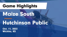 Maize South  vs Hutchinson Public  Game Highlights - Oct. 11, 2022