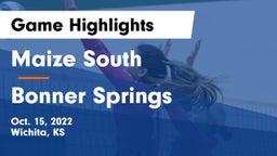 Maize South  vs Bonner Springs  Game Highlights - Oct. 15, 2022