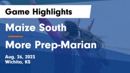 Maize South  vs More Prep-Marian  Game Highlights - Aug. 26, 2023