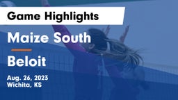Maize South  vs Beloit  Game Highlights - Aug. 26, 2023