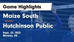 Maize South  vs Hutchinson Public  Game Highlights - Sept. 23, 2023