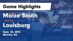 Maize South  vs Louisburg  Game Highlights - Sept. 30, 2023