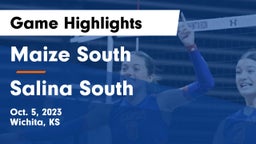 Maize South  vs Salina South  Game Highlights - Oct. 5, 2023
