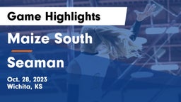 Maize South  vs Seaman  Game Highlights - Oct. 28, 2023