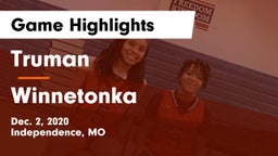 Truman  vs Winnetonka  Game Highlights - Dec. 2, 2020