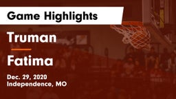 Truman  vs Fatima  Game Highlights - Dec. 29, 2020