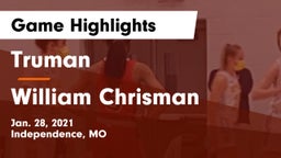 Truman  vs William Chrisman  Game Highlights - Jan. 28, 2021