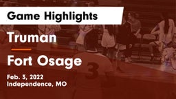 Truman  vs Fort Osage  Game Highlights - Feb. 3, 2022