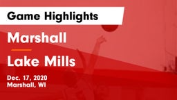 Marshall  vs Lake Mills  Game Highlights - Dec. 17, 2020