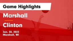 Marshall  vs Clinton  Game Highlights - Jan. 30, 2023