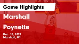 Marshall  vs Poynette  Game Highlights - Dec. 18, 2023