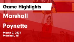 Marshall  vs Poynette  Game Highlights - March 2, 2024