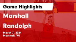 Marshall  vs Randolph  Game Highlights - March 7, 2024