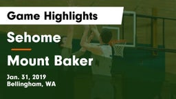 Sehome  vs Mount Baker  Game Highlights - Jan. 31, 2019