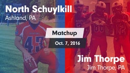 Matchup: North Schuylkill vs. Jim Thorpe  2016