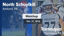 Matchup: North Schuylkill vs. Tamaqua  2016