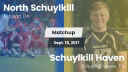Matchup: North Schuylkill vs. Schuylkill Haven  2017