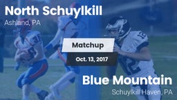 Matchup: North Schuylkill vs. Blue Mountain  2017