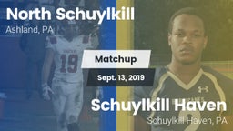 Matchup: North Schuylkill vs. Schuylkill Haven  2019