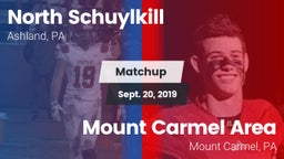 Matchup: North Schuylkill vs. Mount Carmel Area  2019
