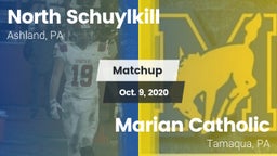 Matchup: North Schuylkill vs. Marian Catholic  2020