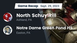 Recap: North Schuylkill  vs. Notre Dame Green Pond HS 2023