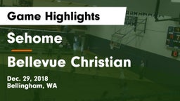 Sehome  vs Bellevue Christian  Game Highlights - Dec. 29, 2018