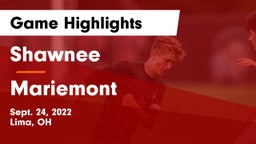 Shawnee  vs Mariemont  Game Highlights - Sept. 24, 2022