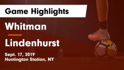 Whitman  vs Lindenhurst  Game Highlights - Sept. 17, 2019